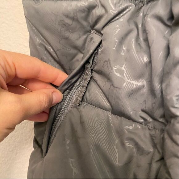 Columbia vintage gray faux fur lined puffer vest omni-shield kids girls 4-5 - Picture 7 of 11